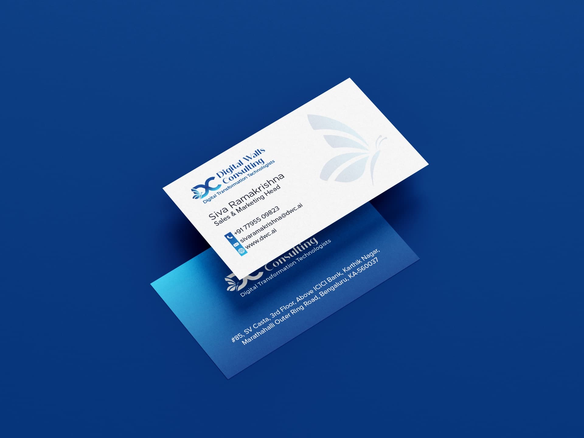 DWC business card design by Dandora