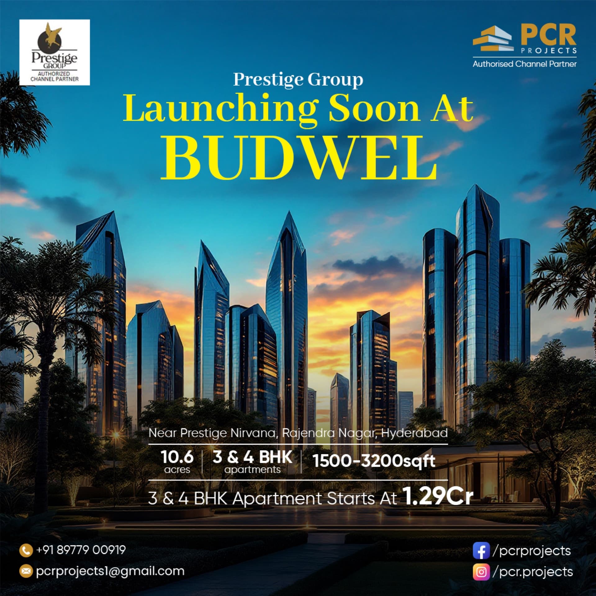 PCR Prestige digital ad creative by Dandora