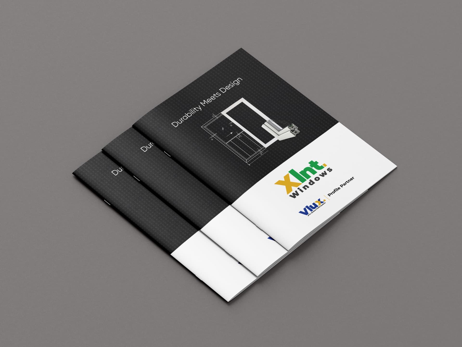 Xlnt brochure design by Dandora