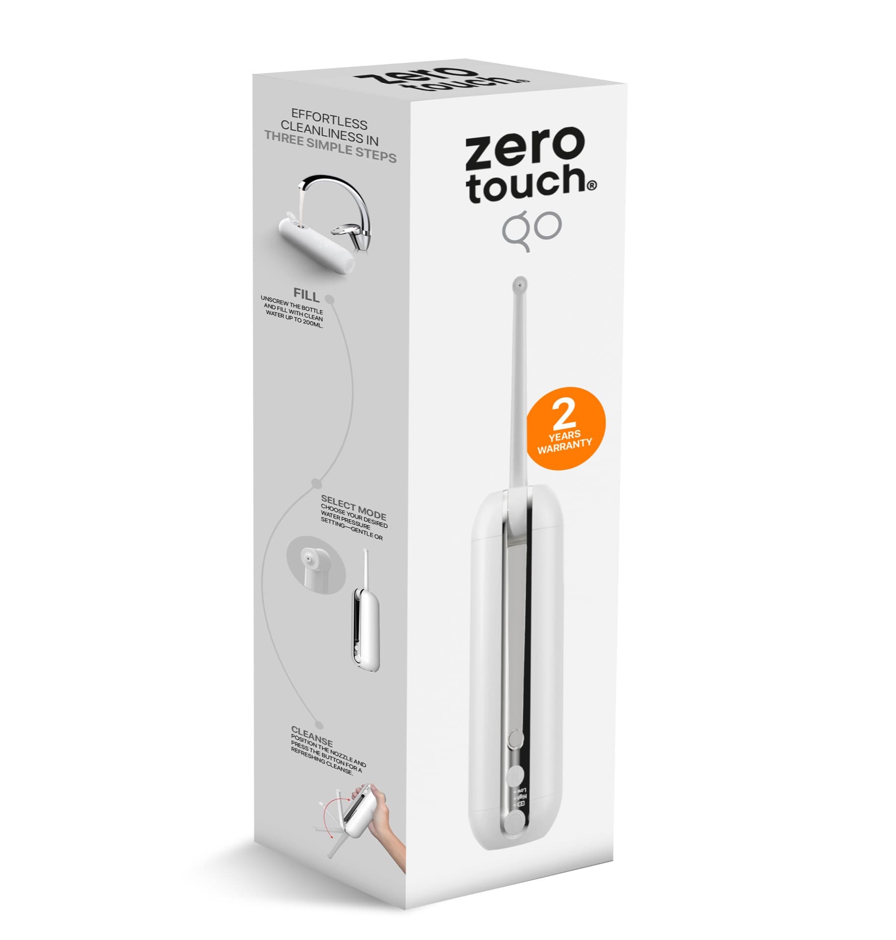 ZeroTouch product packaging box design by Dandora